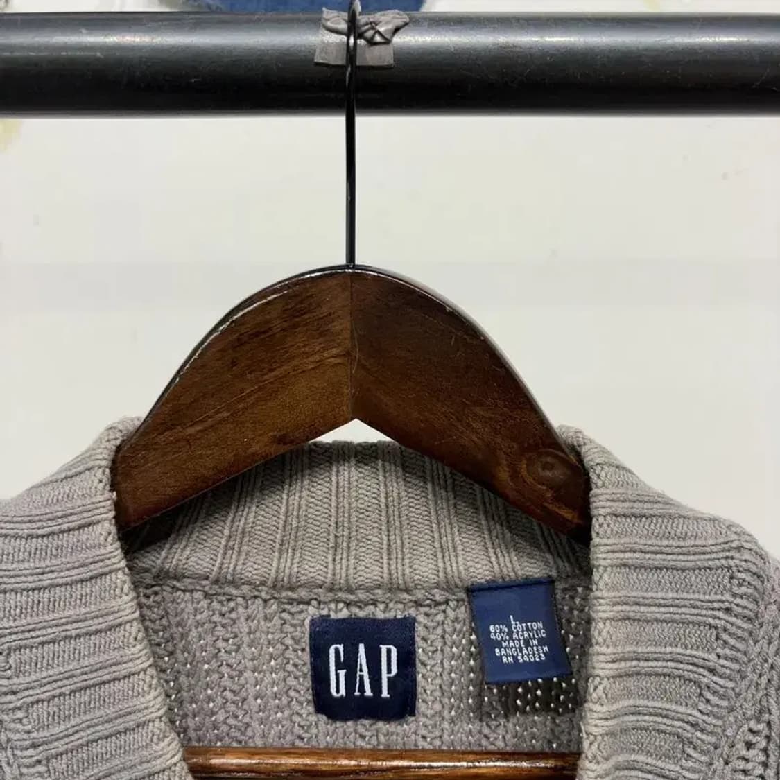 (105) GAP 갭 캐주얼 베이직 니트 집업 자켓 상품이미지2