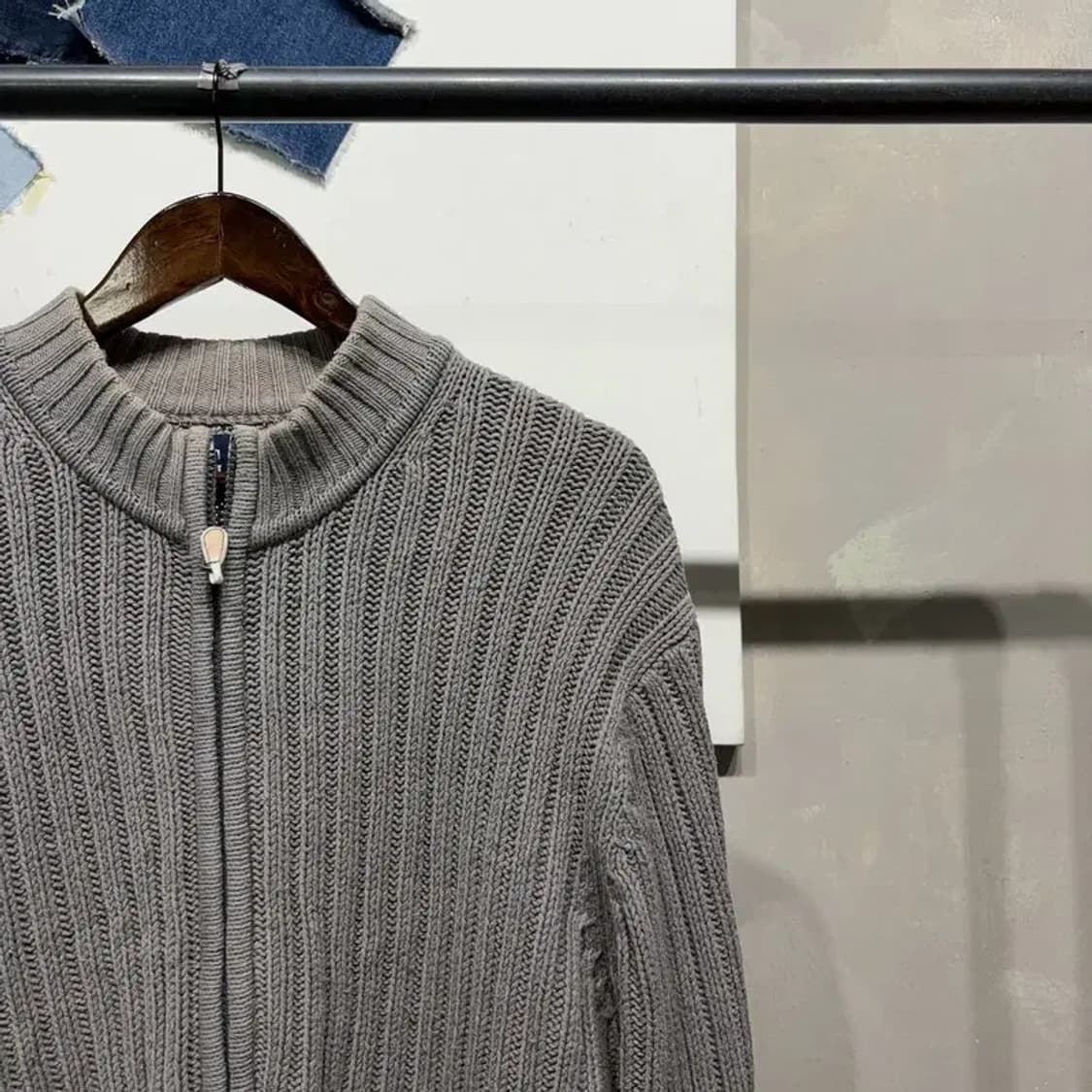 (105) GAP 갭 캐주얼 베이직 니트 집업 자켓 상품이미지3