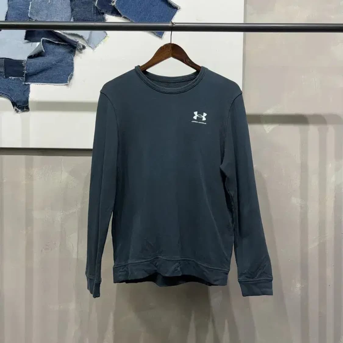 (95) 언더아머 운동 캐주얼 프린팅 맨투맨 긴팔 티 상품이미지1