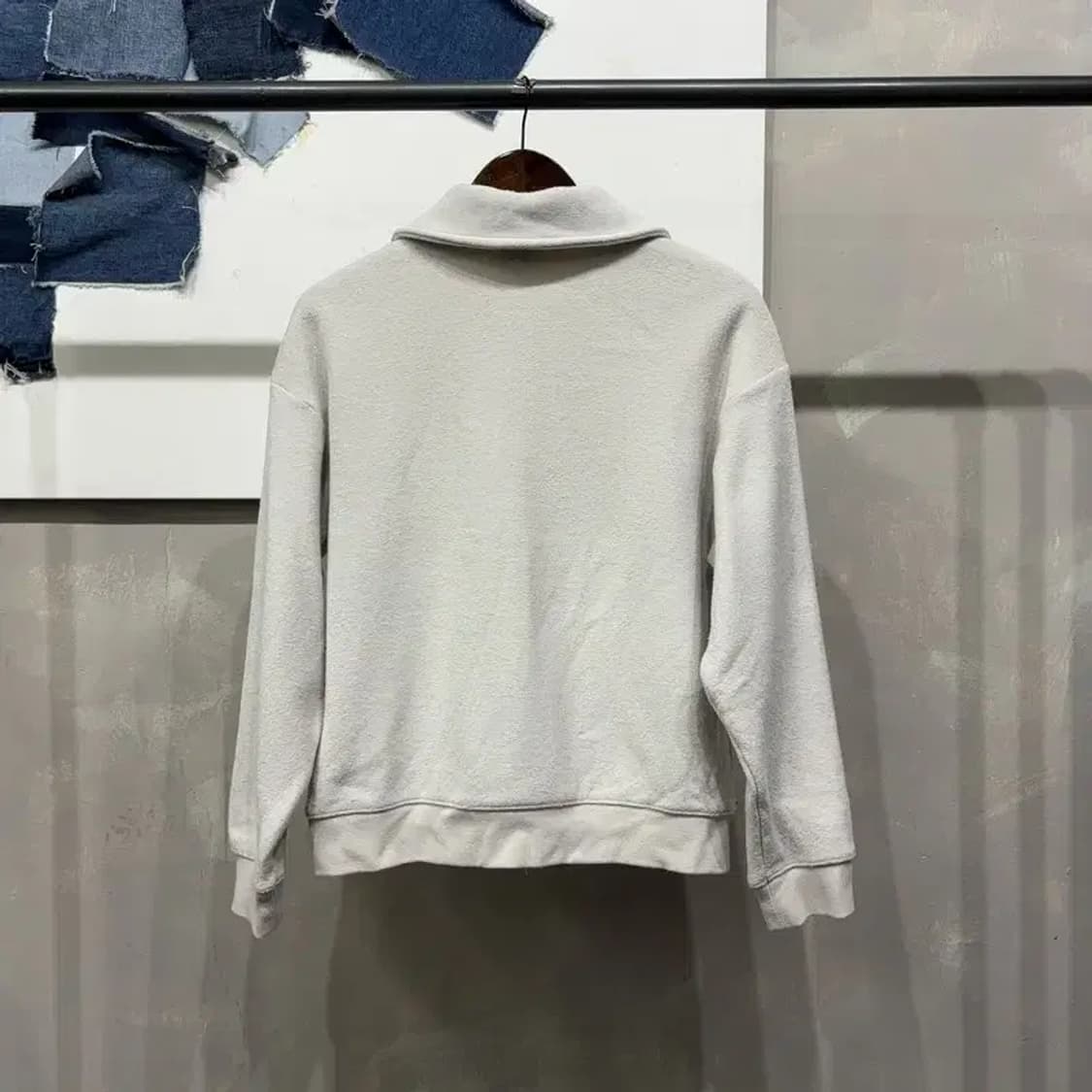 (95) 퓨마 여성 캐주얼 기모 반집업 맨투맨 긴팔 티 상품이미지4