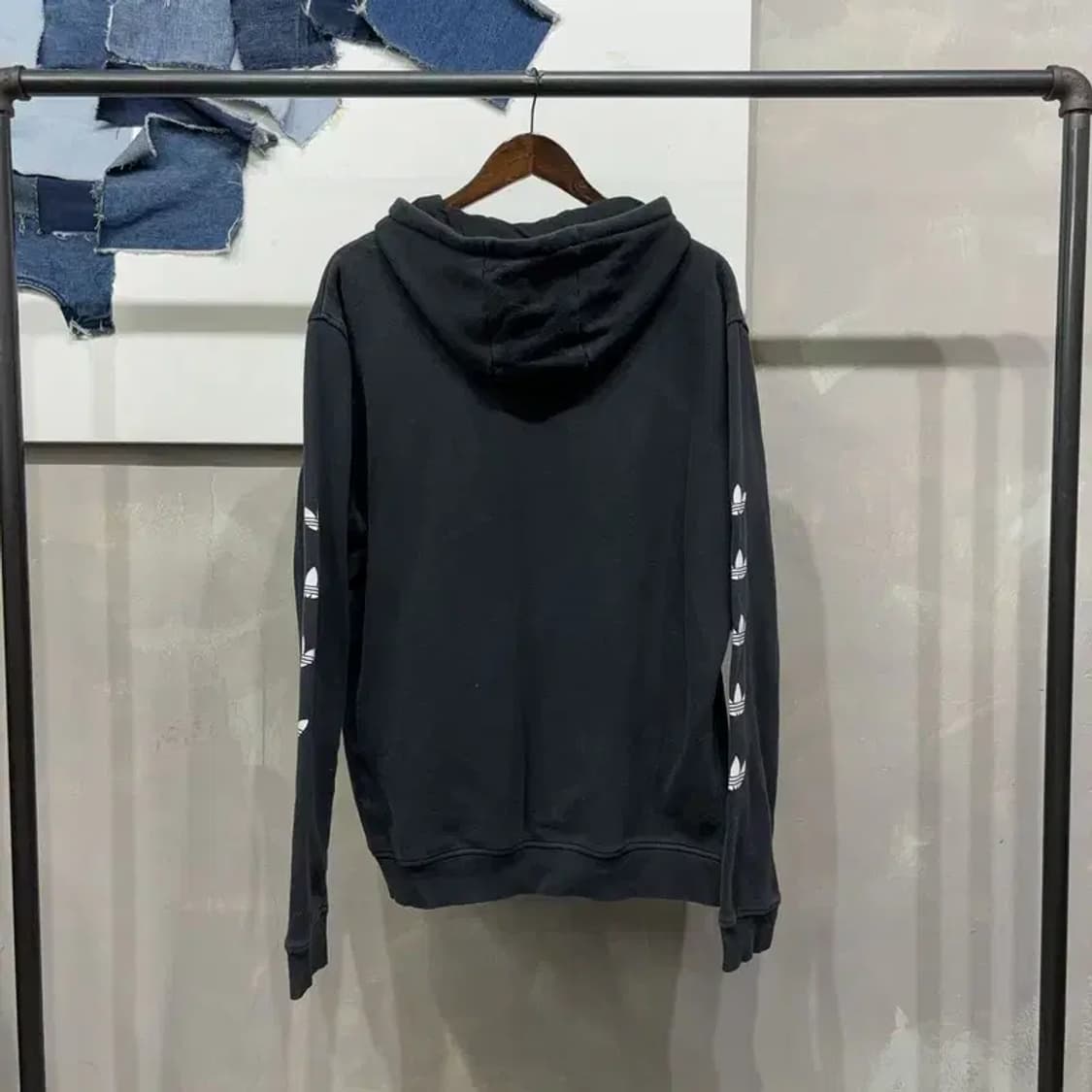 (105) 아디다스 스트릿 캐주얼 기모 프린팅 후드티 상품이미지4