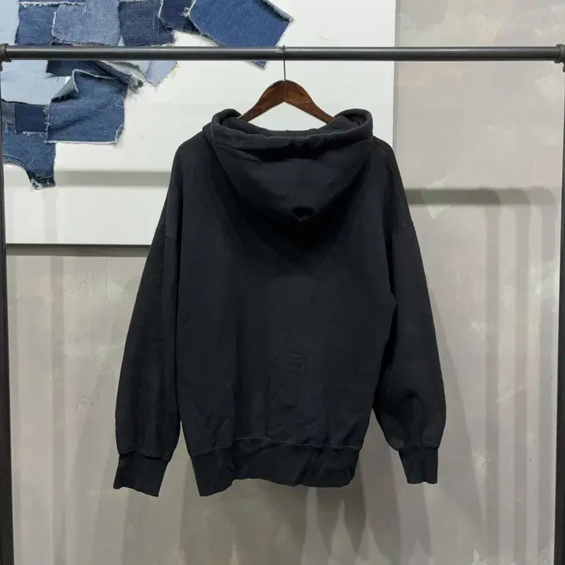 (105) 키르시 스트릿 캐주얼 자수 기모 후드집업 자켓 상품이미지4