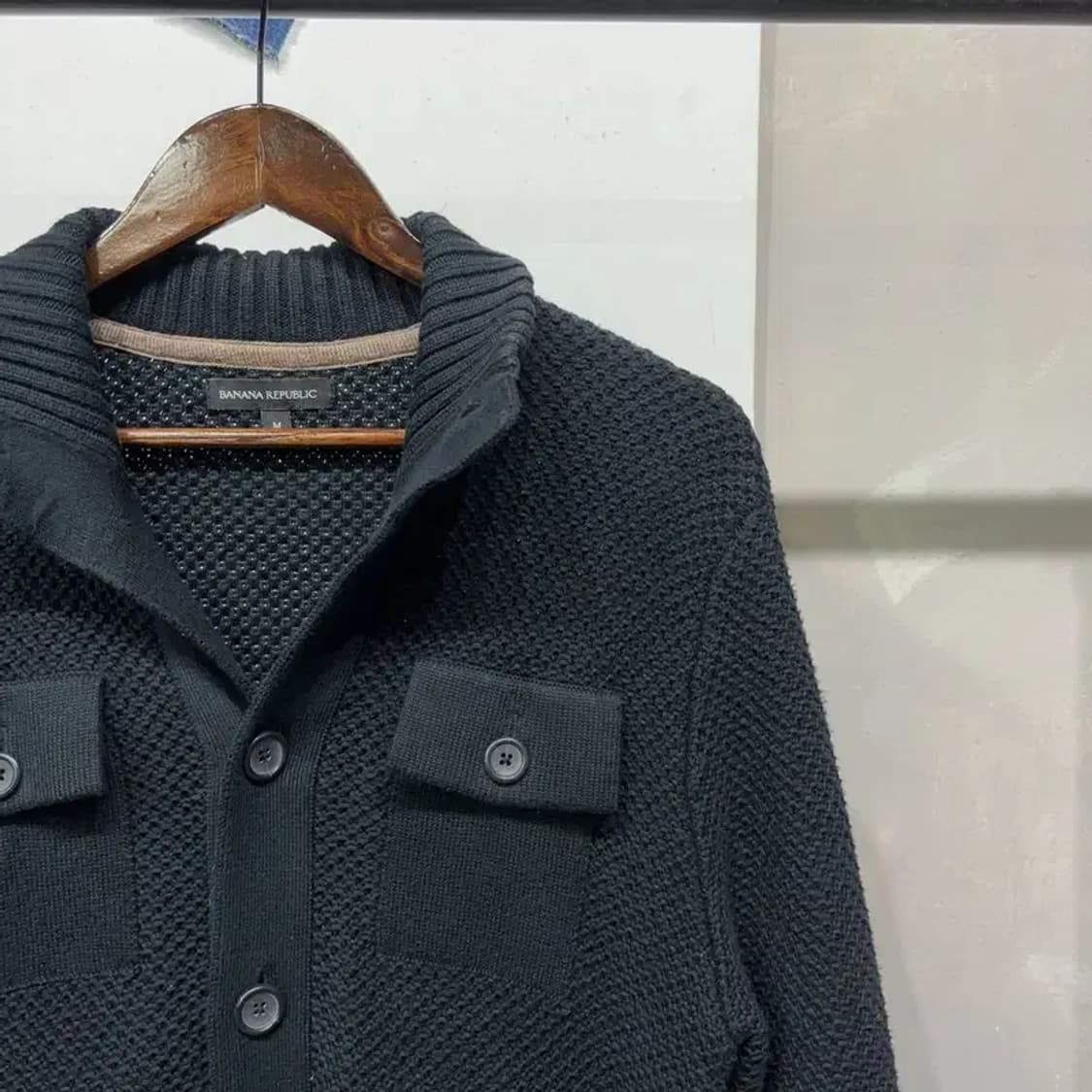 (100) 바나나리퍼블릭 클래식 포켓 니트 가디건 상품이미지3