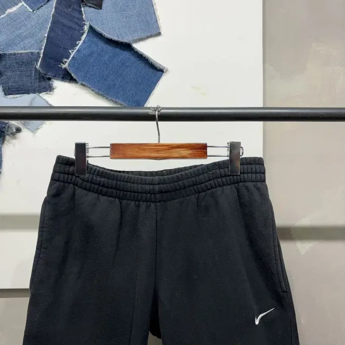 (30~32인치) 나이키 캐주얼 밴딩 기모 트레이닝팬츠 바지 상품이미지2