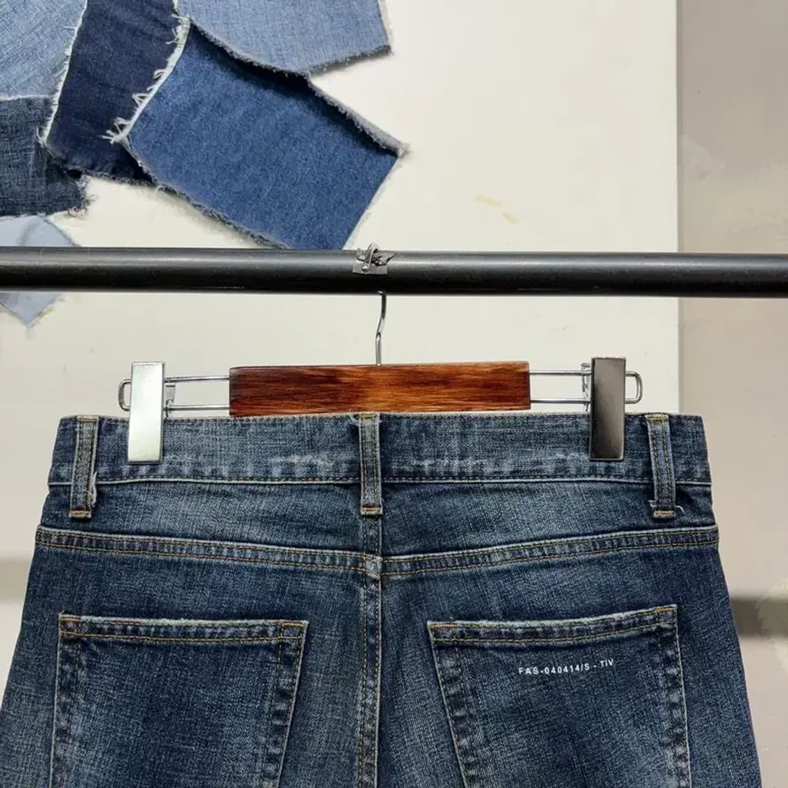 (30인치) 페이탈리즘 캐주얼 워싱 진청바지 데님팬츠 상품이미지4