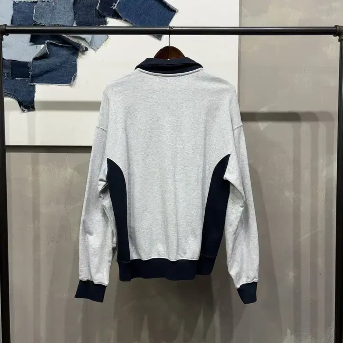 (100) 프렌다 캐주얼 스트릿 자수 맨투맨 긴팔 티 상품이미지4