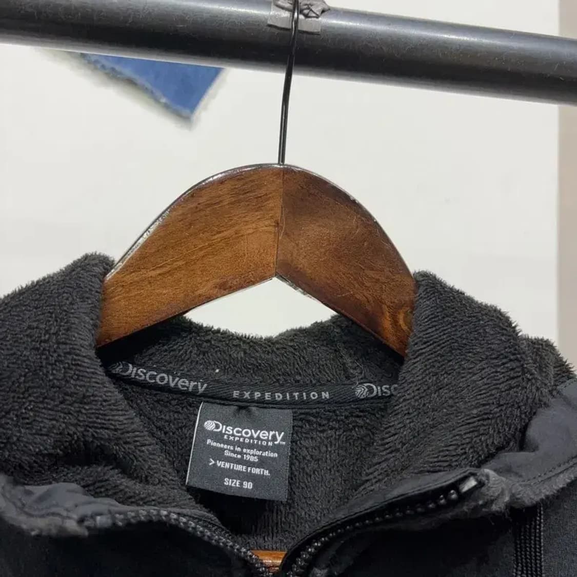 (90) 디스커버리 여성 캐주얼 기모 후리스 후드집업 자켓 상품이미지2