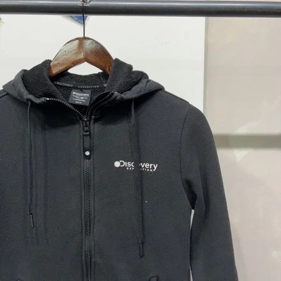 (90) 디스커버리 여성 캐주얼 기모 후리스 후드집업 자켓 상품이미지3