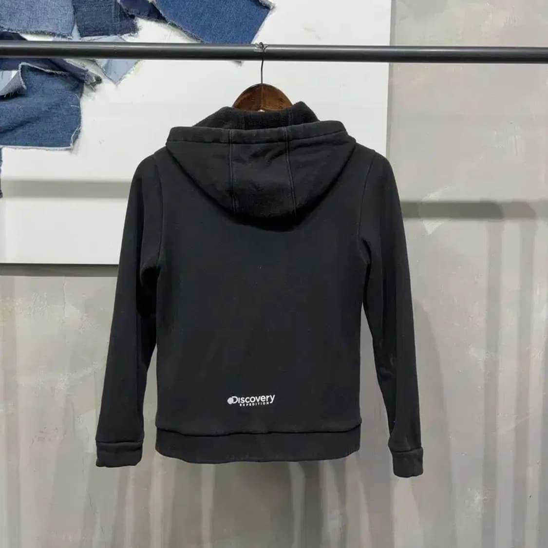 (90) 디스커버리 여성 캐주얼 기모 후리스 후드집업 자켓 상품이미지4
