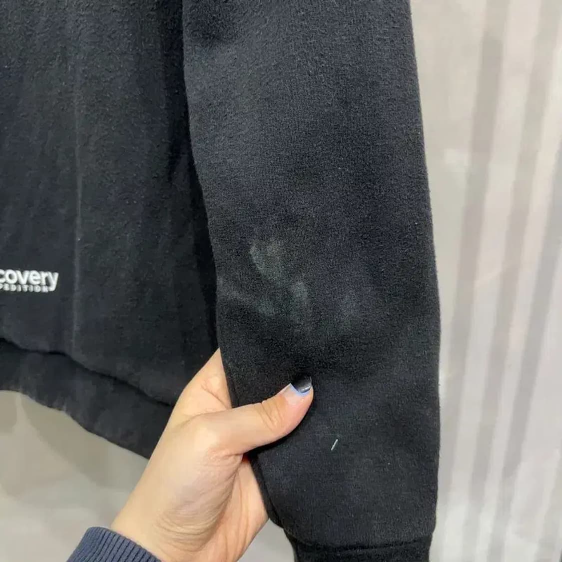 (90) 디스커버리 여성 캐주얼 기모 후리스 후드집업 자켓 상품이미지5