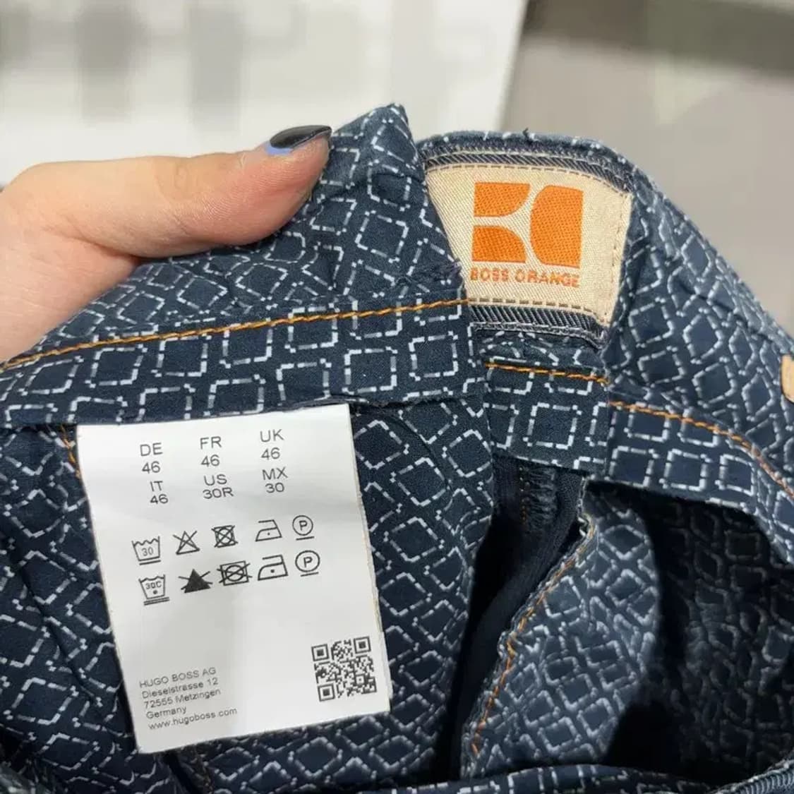 (30인치) 휴고보스 오렌지탭 클래식 면바지 치노팬츠 상품이미지5