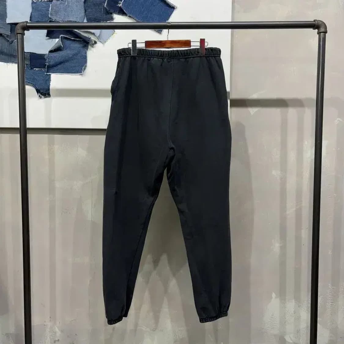 (32~34인치) 챔피온 리버스위브 스트릿 밴딩 기모 조거팬츠 운동바지 상품이미지3