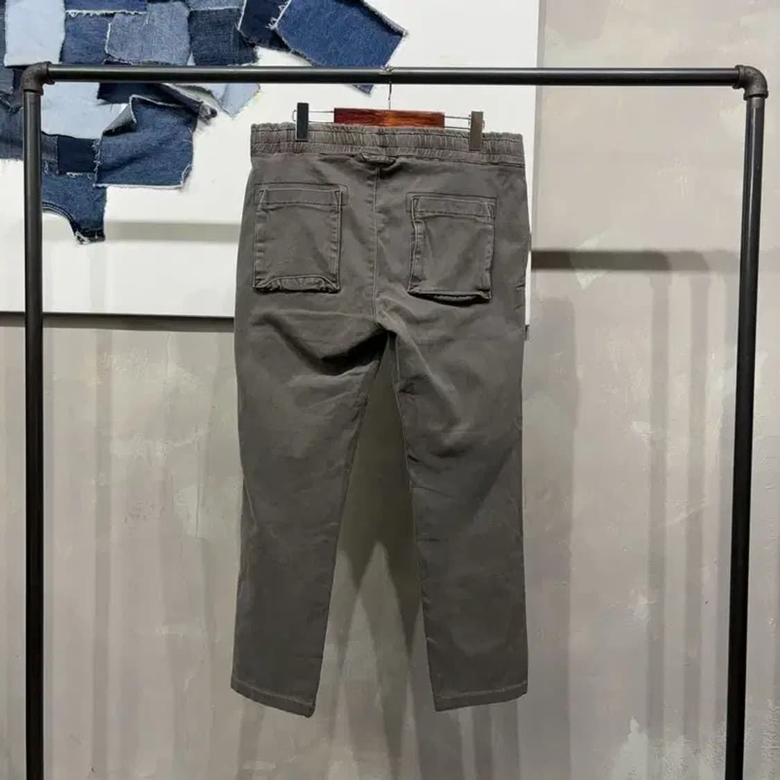 (32~34인치) 지프 밀리터리 밴딩 프린팅 퍼티그팬츠 바지 상품이미지3