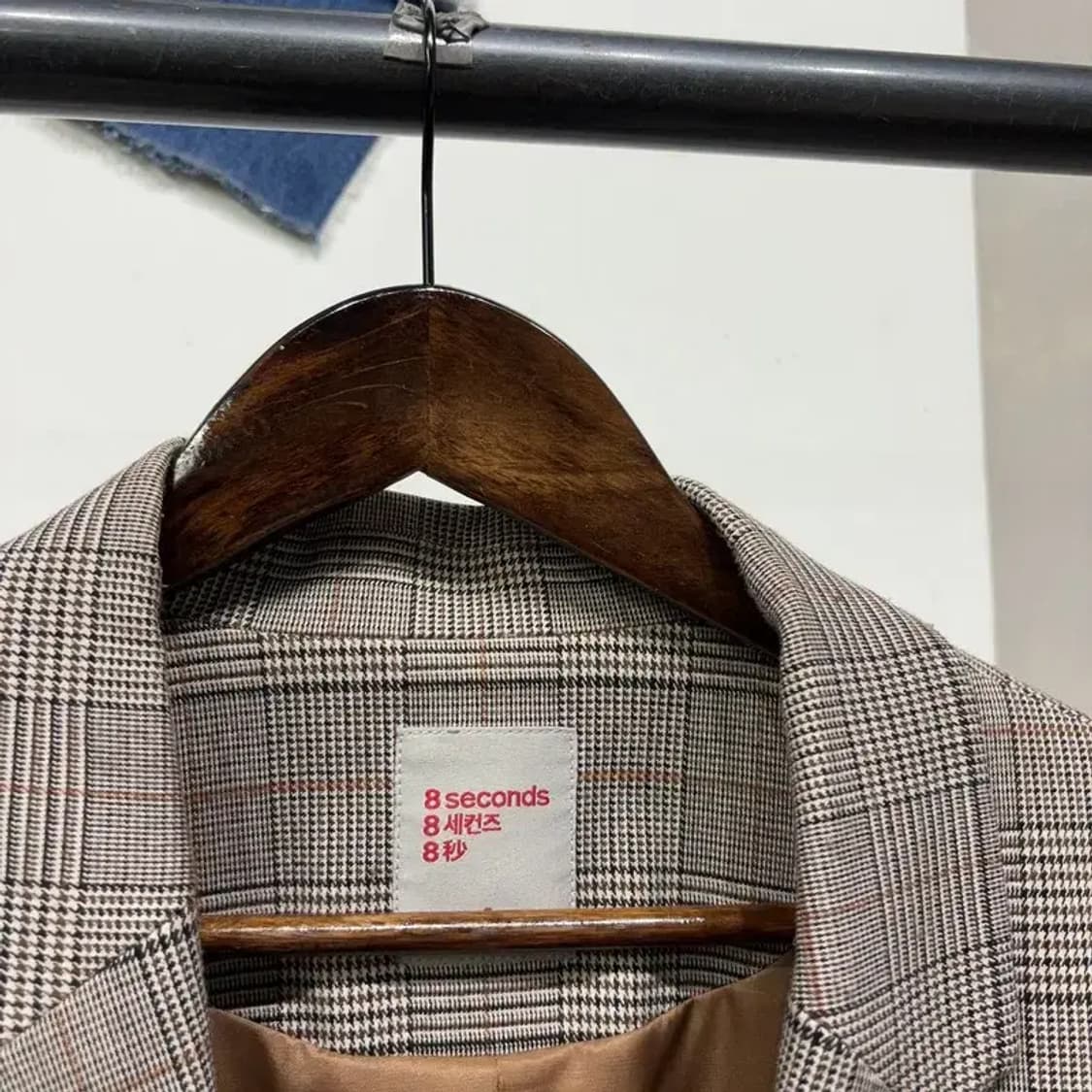 (85) 에잇세컨즈 여성 캐주얼 체크 블레이저 자켓 상품이미지2