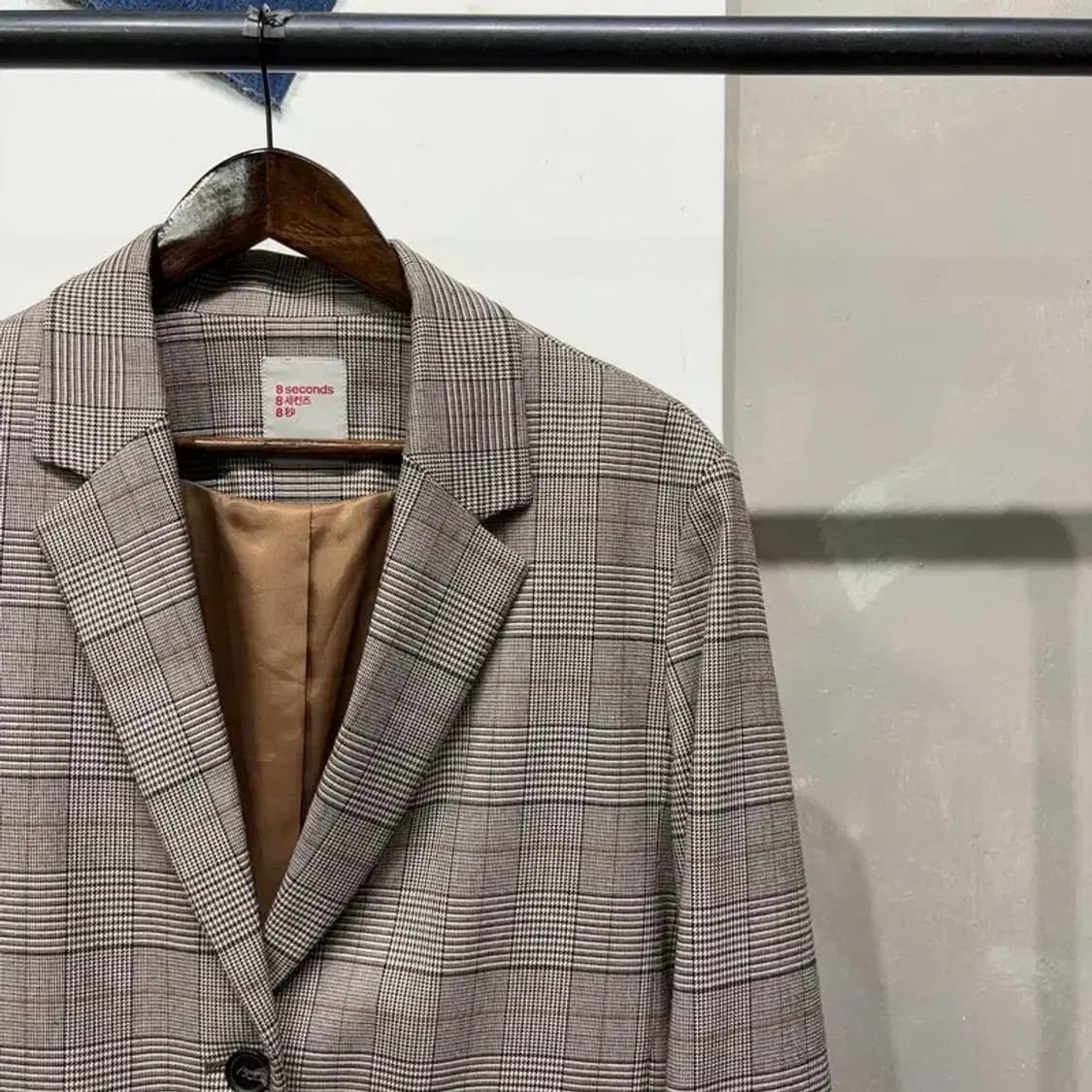 (85) 에잇세컨즈 여성 캐주얼 체크 블레이저 자켓 상품이미지3