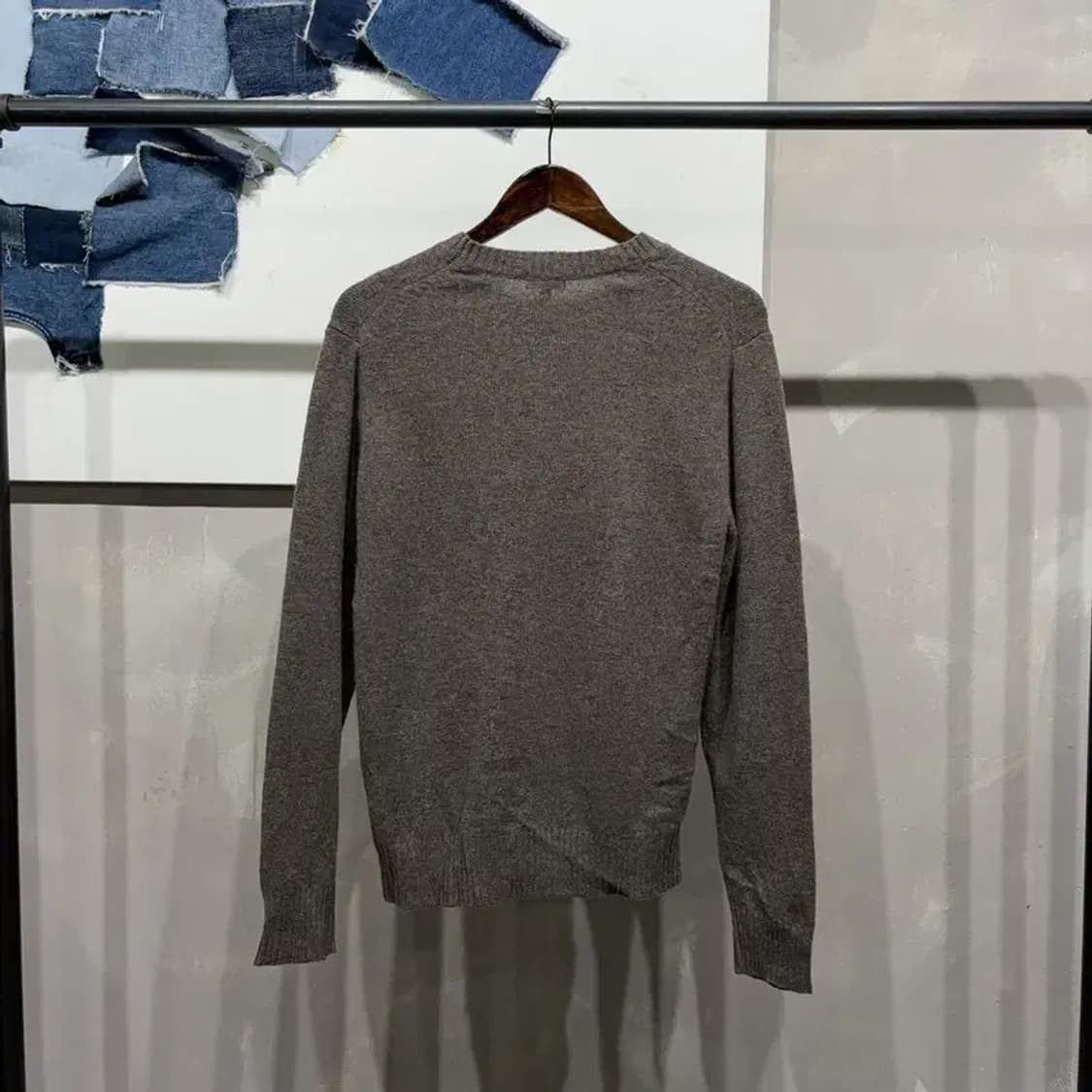 (95) 유니클로 캐주얼 아가일 울 니트 상품이미지4