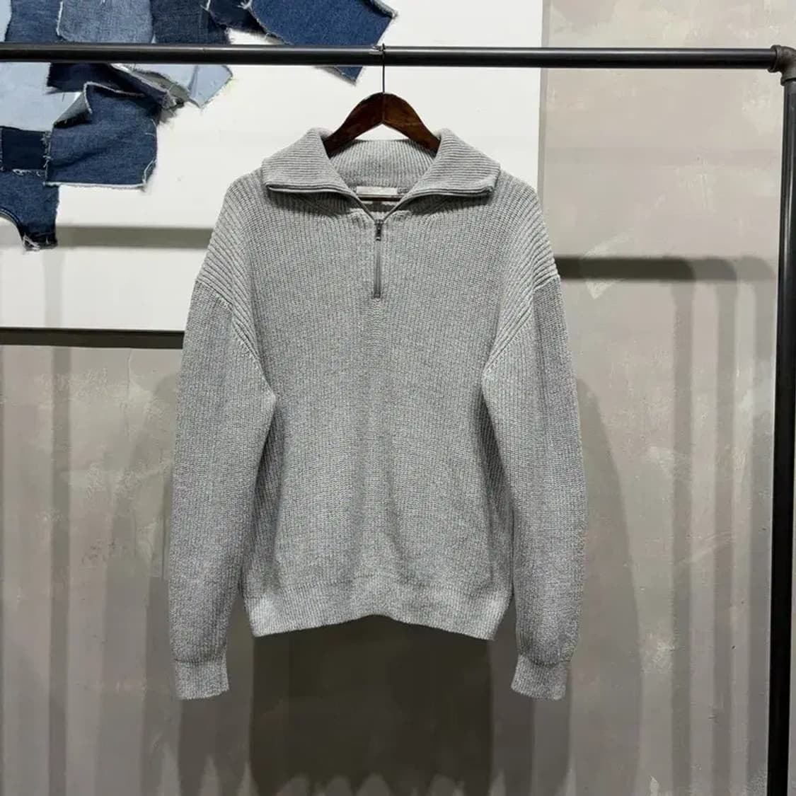 (100) 키뮤어 여성 캐주얼 하프집업 니트 상품이미지1