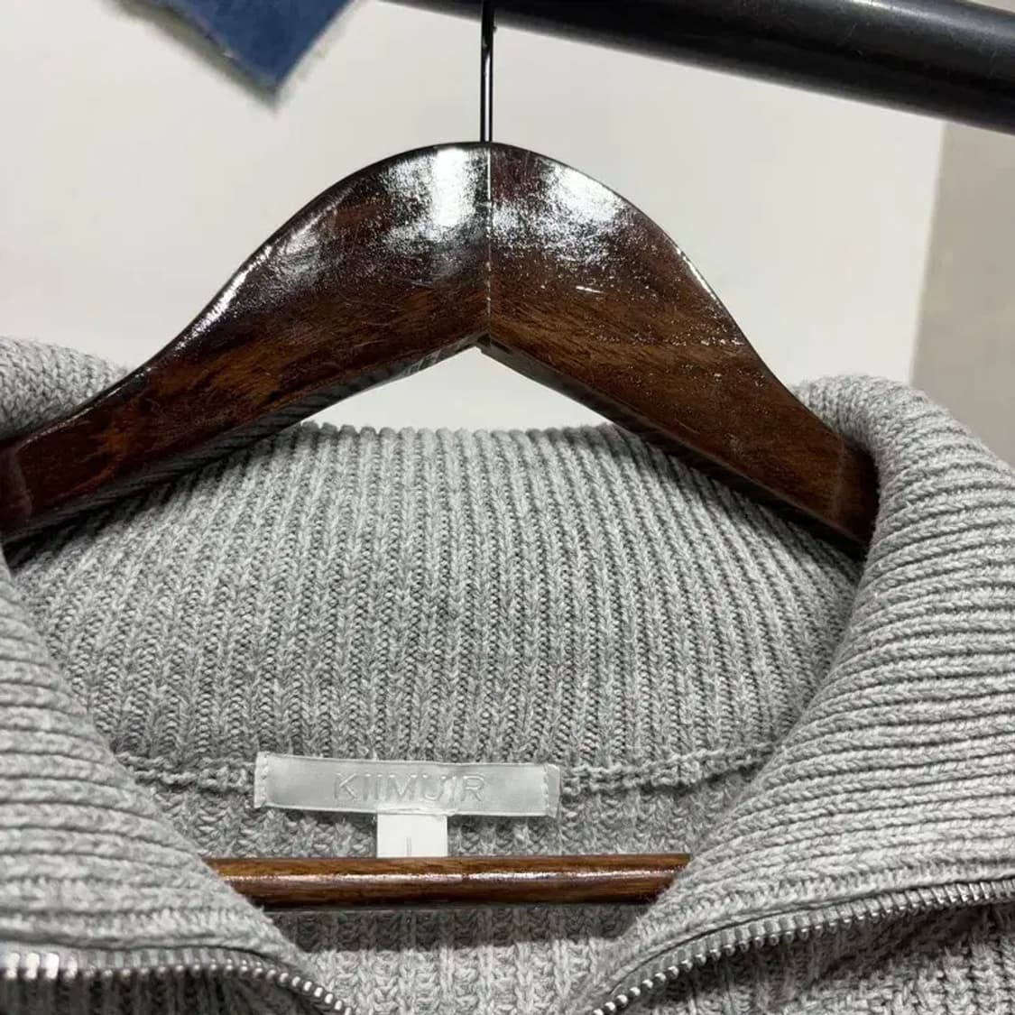 (100) 키뮤어 여성 캐주얼 하프집업 니트 상품이미지2