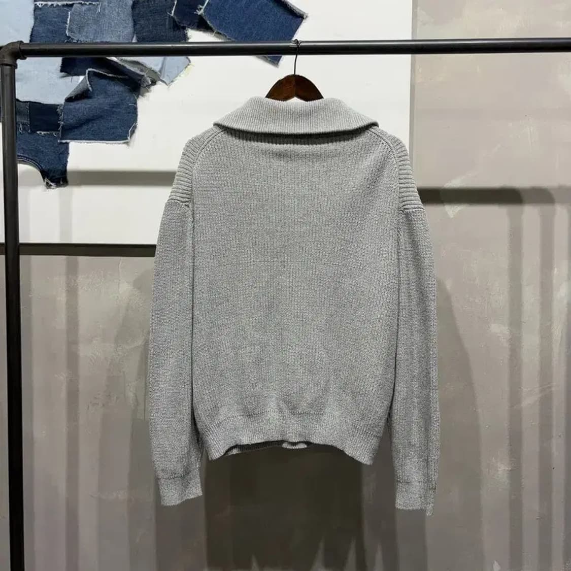 (100) 키뮤어 여성 캐주얼 하프집업 니트 상품이미지4