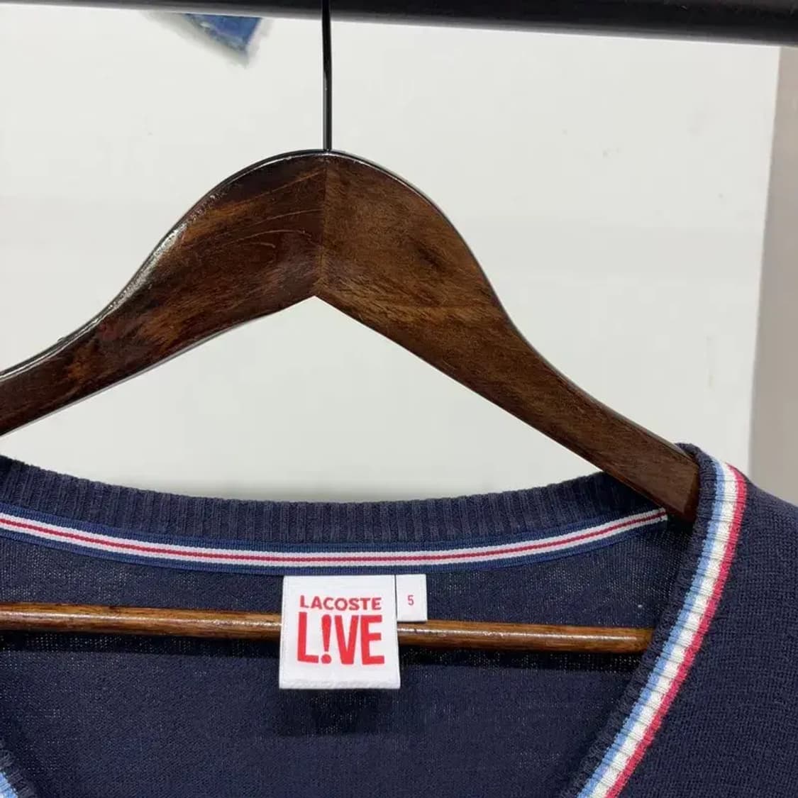 (95) 라코스테 여성 캐주얼 자수 니트 가디건 상품이미지2