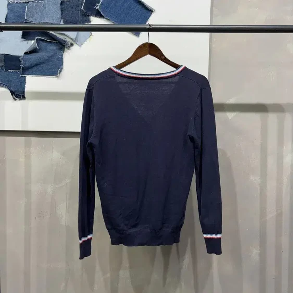 (95) 라코스테 여성 캐주얼 자수 니트 가디건 상품이미지4