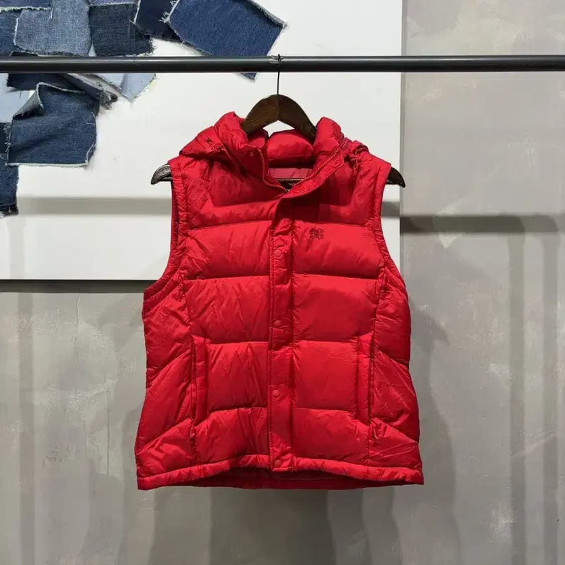 (100) 코오롱스포츠 여성 아웃도어 구스다운 거위털 패딩조끼 상품이미지1