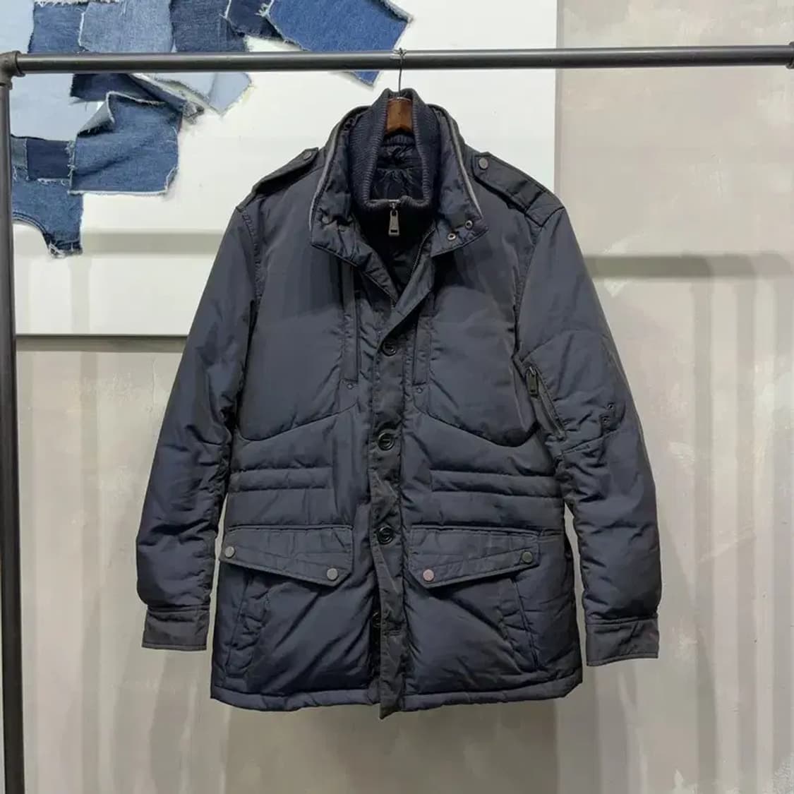 (105) 일꼬르소 캐주얼 구스다운 거위털 하프 패딩 상품이미지1