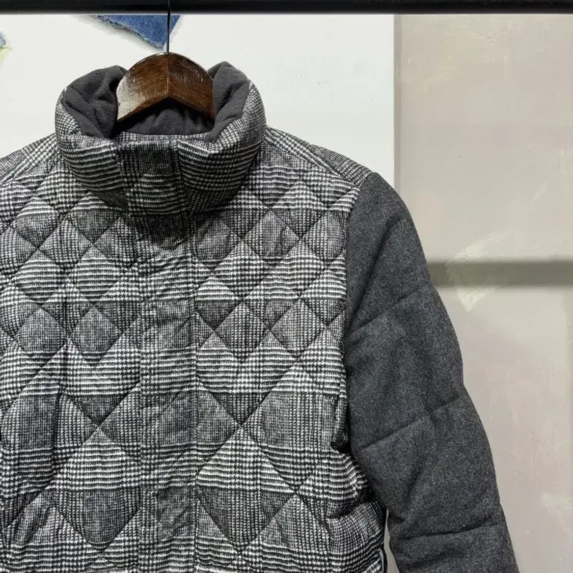 (95) 헨리코튼 골프 여성 덕다운 오리털 퀼팅 하프 패딩 점퍼 상품이미지3