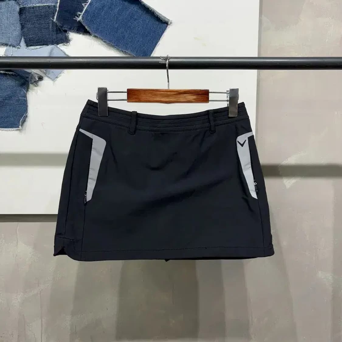 (27인치) 캘러웨이 여성 골프 스포츠 미니스커트 치마 상품이미지1