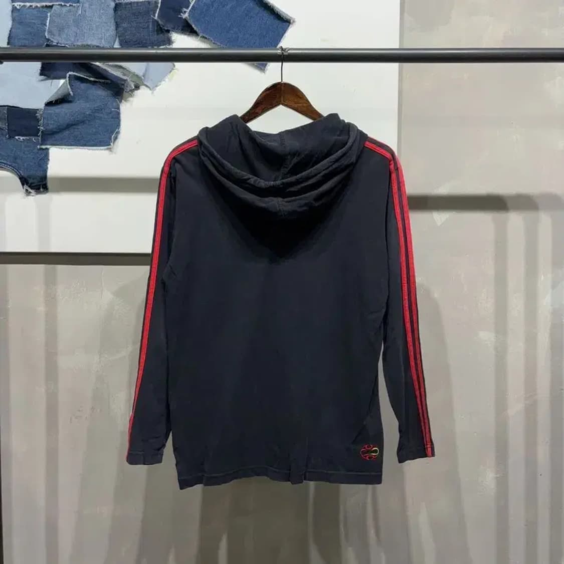 (95) 아디다스 AC밀란 축구 프린팅 후드티 상품이미지4