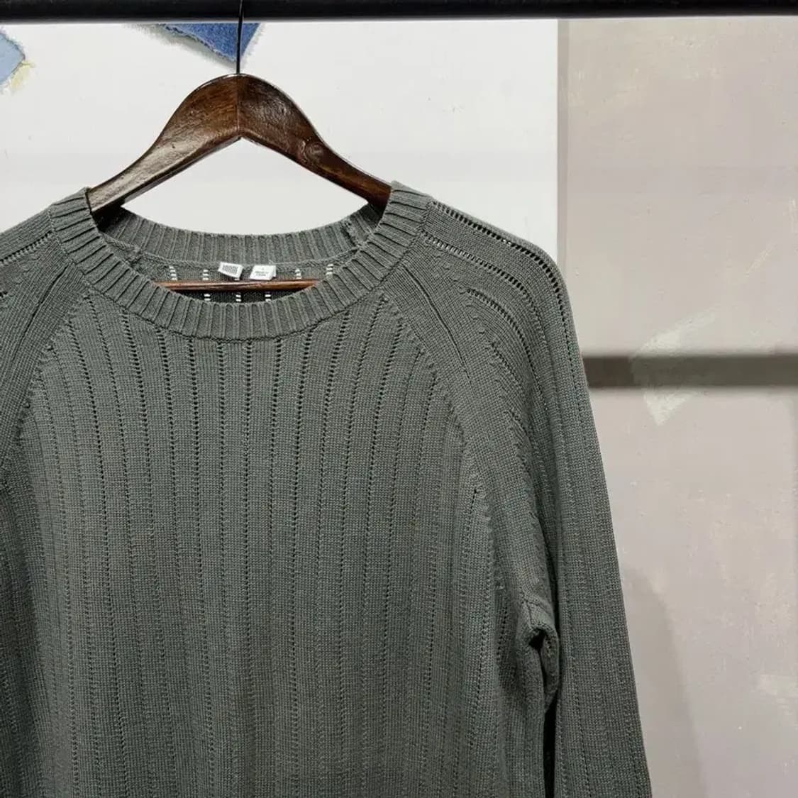 (105) 유니클로U 캐주얼 베이직 라운드 니트 상품이미지3