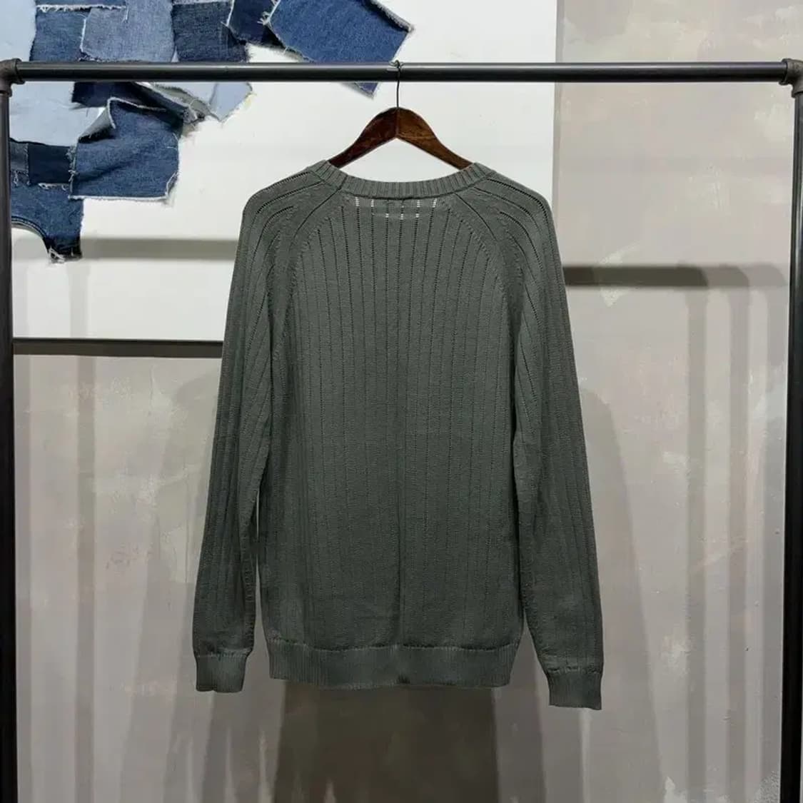 (105) 유니클로U 캐주얼 베이직 라운드 니트 상품이미지4