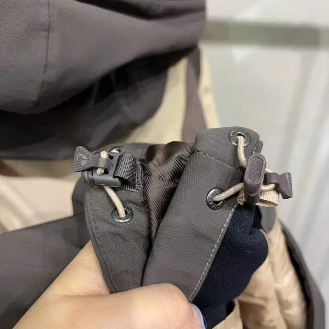 (100) 네파 아웃도어 덕다운 오리털 경량패딩 내피 바람막이 점퍼 상품이미지5