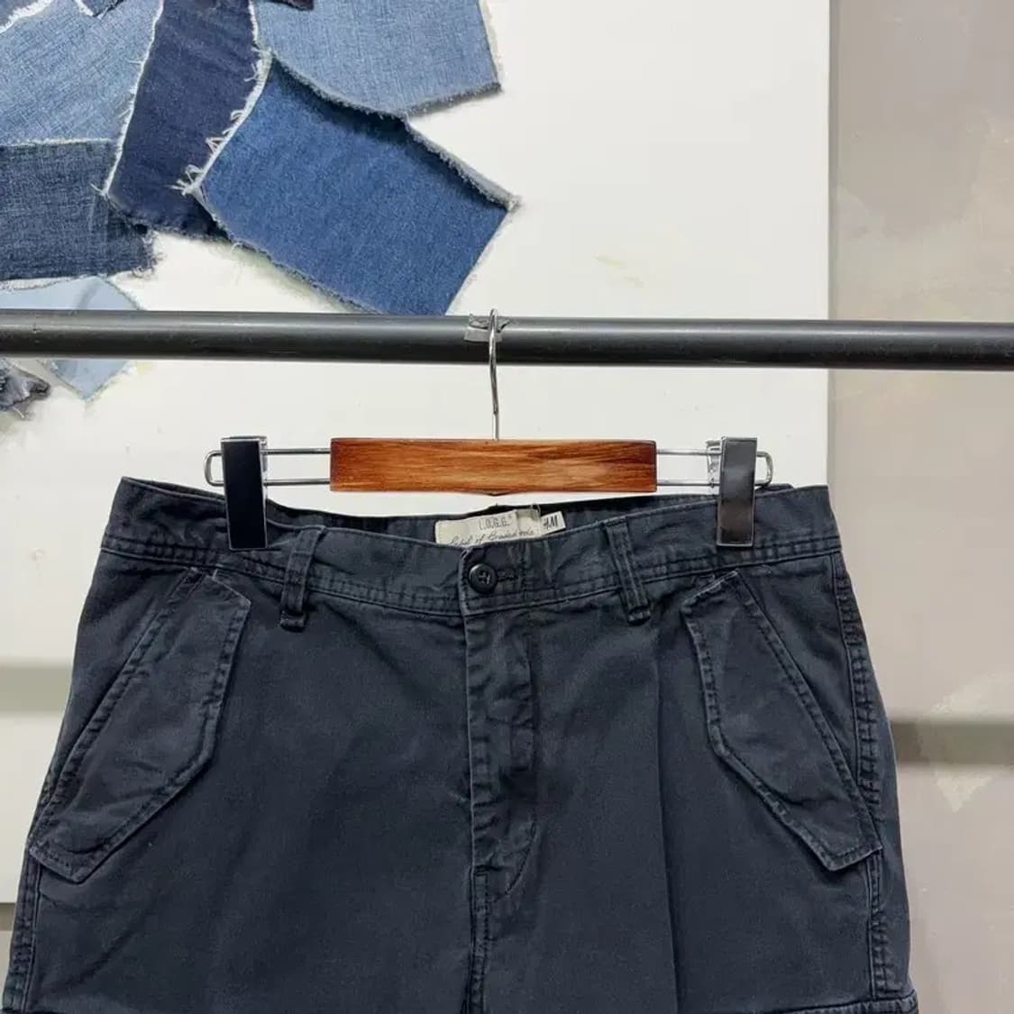 (32인치) H.M 흐앤므 밀리터리 카고 조거팬츠 바지 상품이미지2