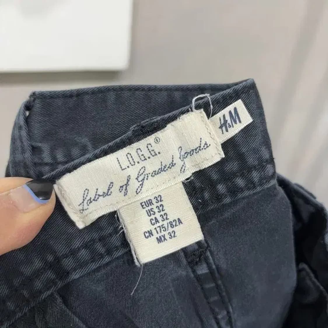 (32인치) H.M 흐앤므 밀리터리 카고 조거팬츠 바지 상품이미지5