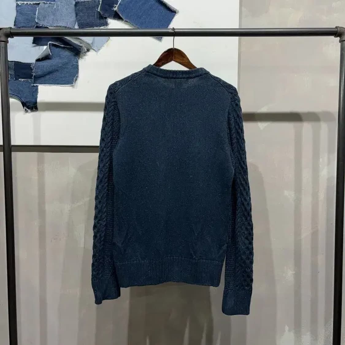 (100) H.M 흐앤므 캐주얼 케이블 꽈배기 니트 상품이미지4