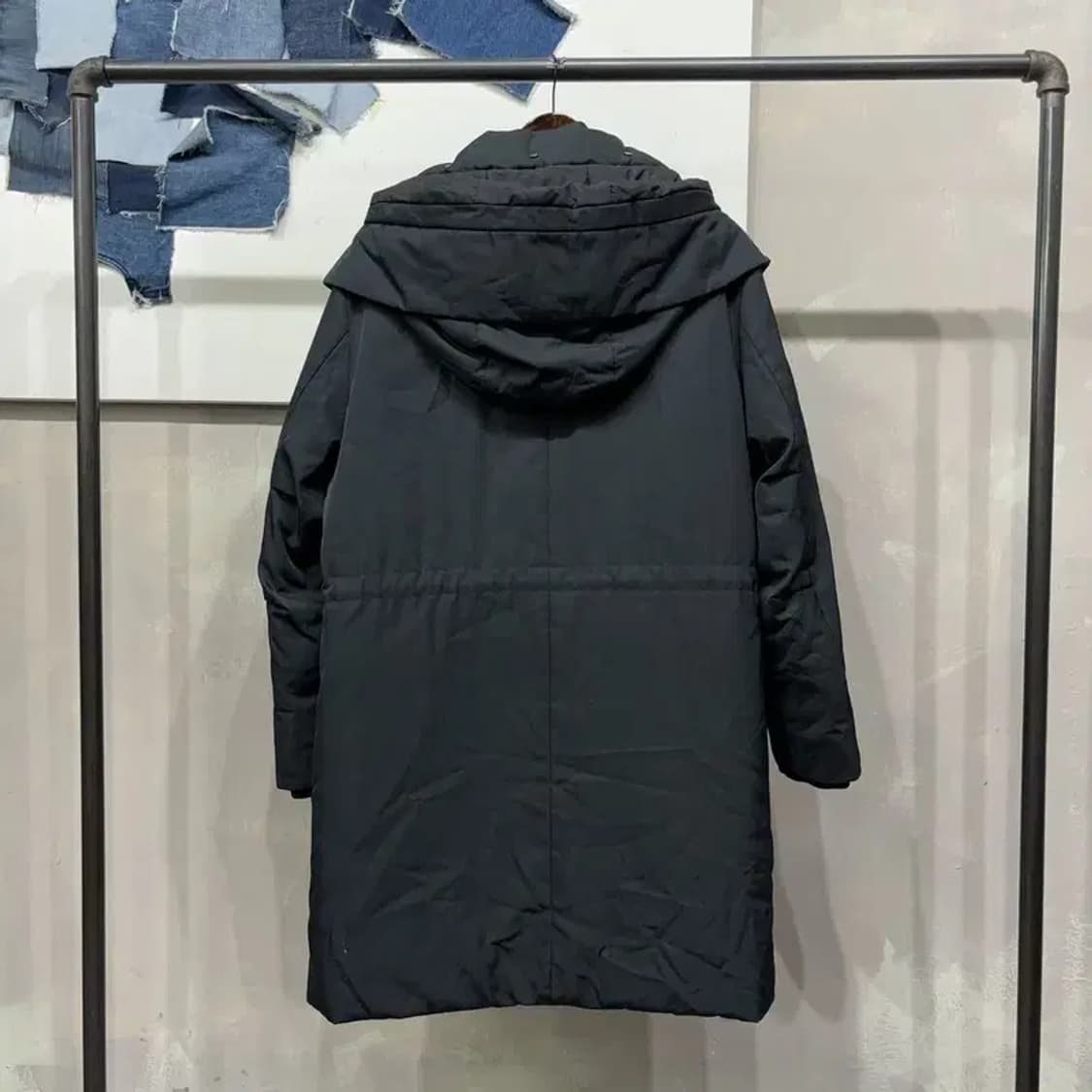 (100) 디케이엔와이 DKNY 캐주얼 구스다운 거위털 롱 패딩 상품이미지4