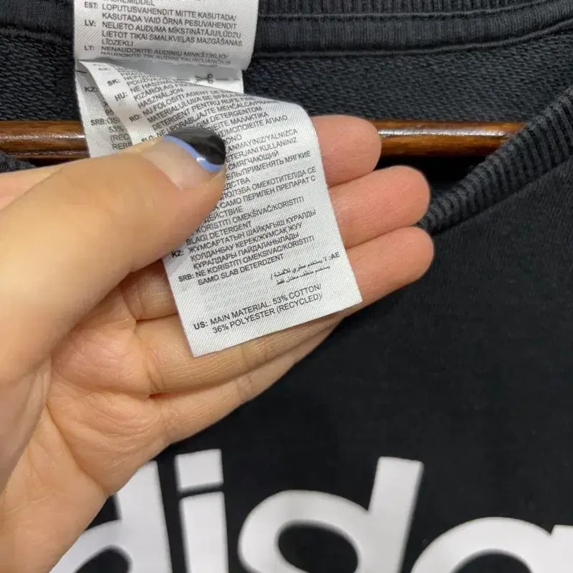 (95) 아디다스 스트릿 캐주얼 프린팅 맨투맨 긴팔 티 상품이미지5