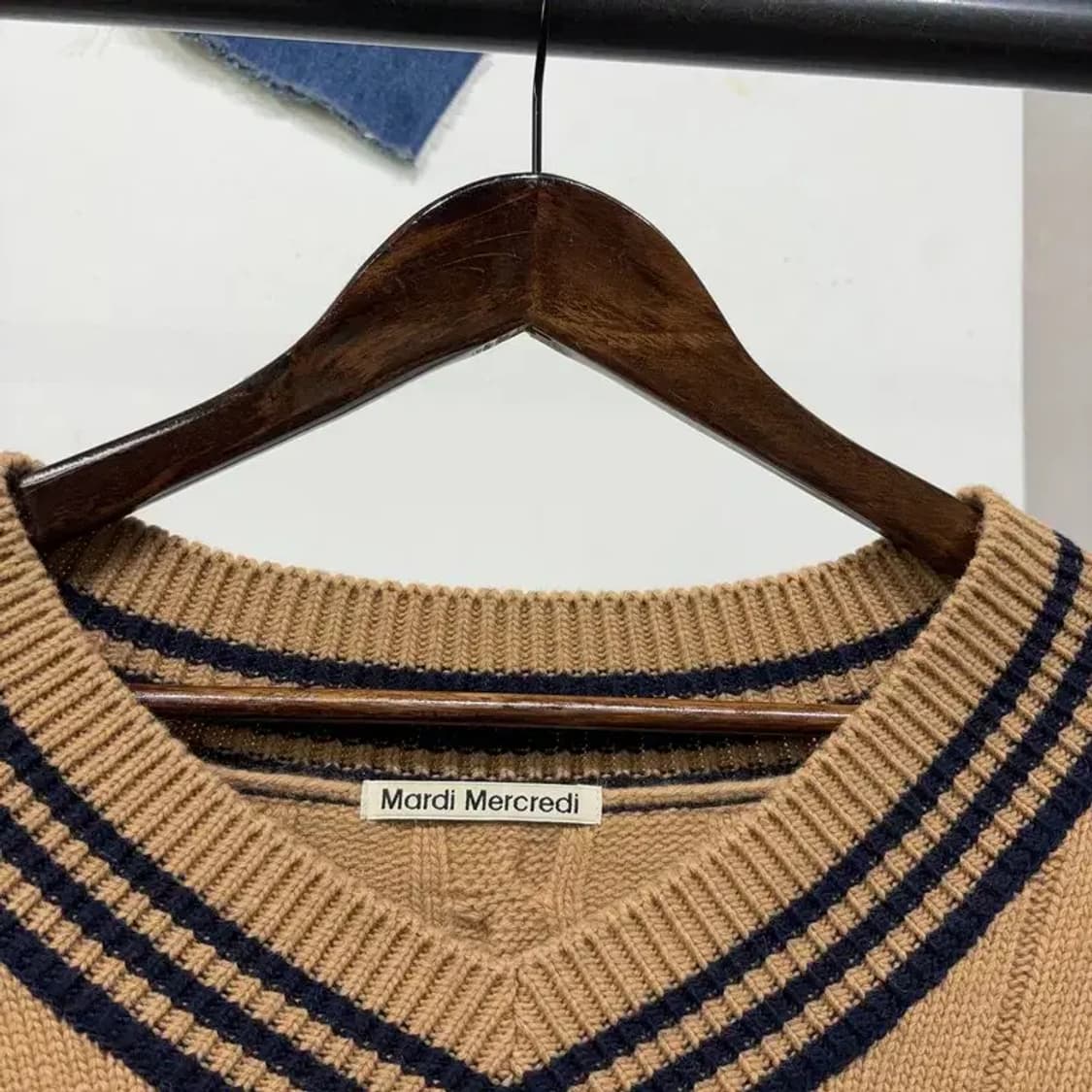(100) 마르디메크르디 여성 케이블 꽈배기 캐시미어 니트 상품이미지2