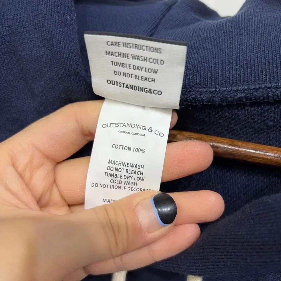 (105) 아웃스탠딩 스트릿 캐주얼 프린팅 후드티 상품이미지5