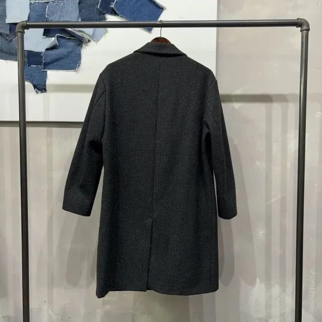 (105) 자라 ZARA  캐주얼 클래식 모직 싱글 롱 코트 상품이미지4