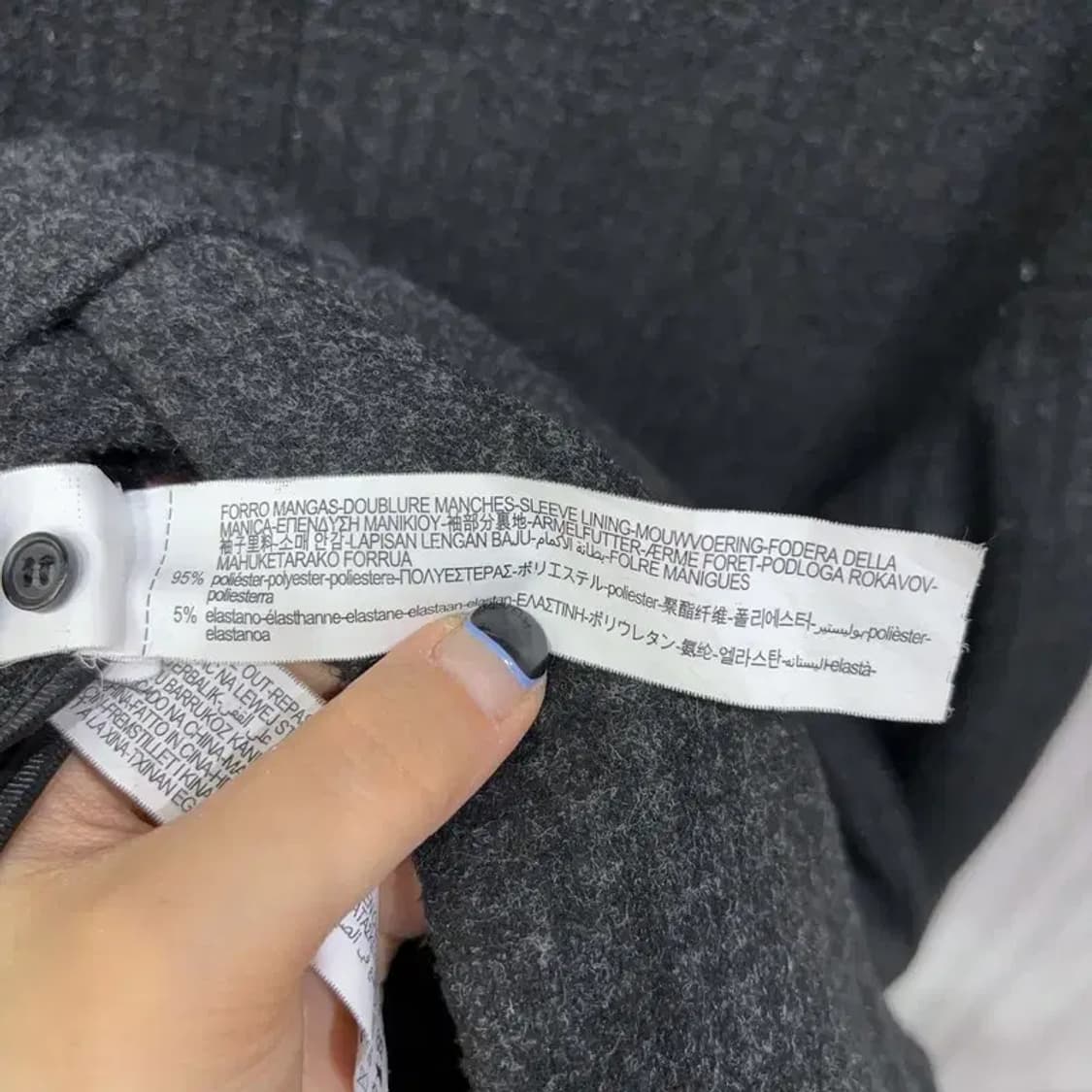 (105) 자라 ZARA  캐주얼 클래식 모직 싱글 롱 코트 상품이미지5