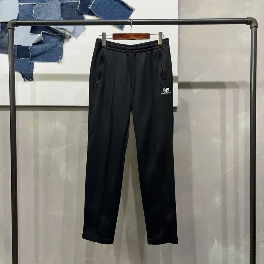 (28~30인치) 뉴발란스 여성 캐주얼 스포츠 밴딩 운동바지 상품이미지1