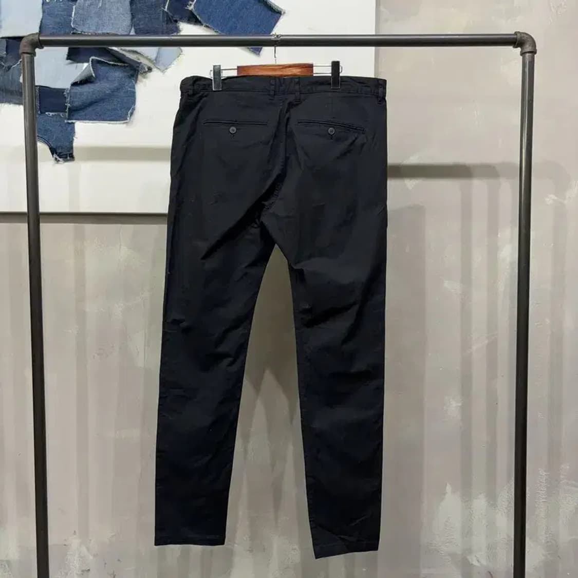 (38인치) H.M 흐앤므 캐주얼 스키니핏 면바지 팬츠 상품이미지3