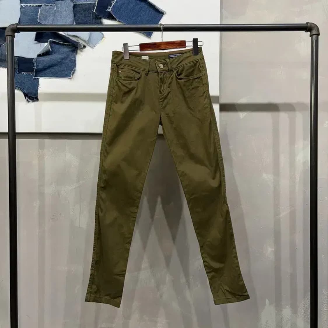 (26인치) 타미힐피거 여성 캐주얼 슬림핏 코튼팬츠 바지 상품이미지1