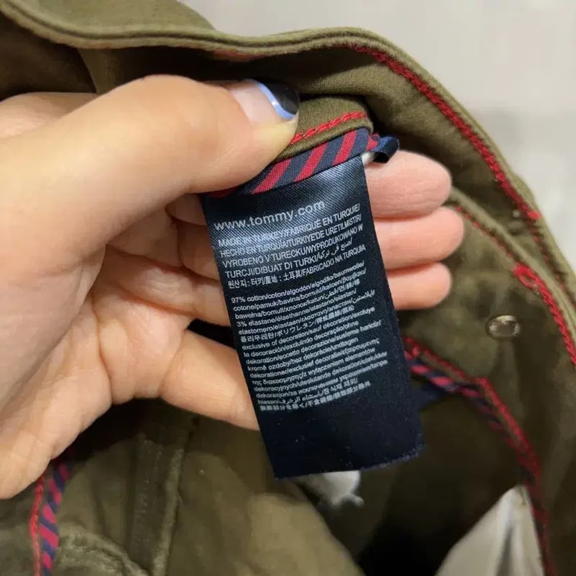 (26인치) 타미힐피거 여성 캐주얼 슬림핏 코튼팬츠 바지 상품이미지6