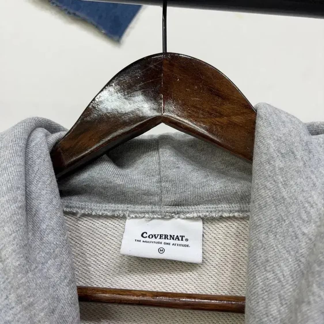 (95) 커버낫 스트릿 캐주얼 자수 로고 후드티 상품이미지2