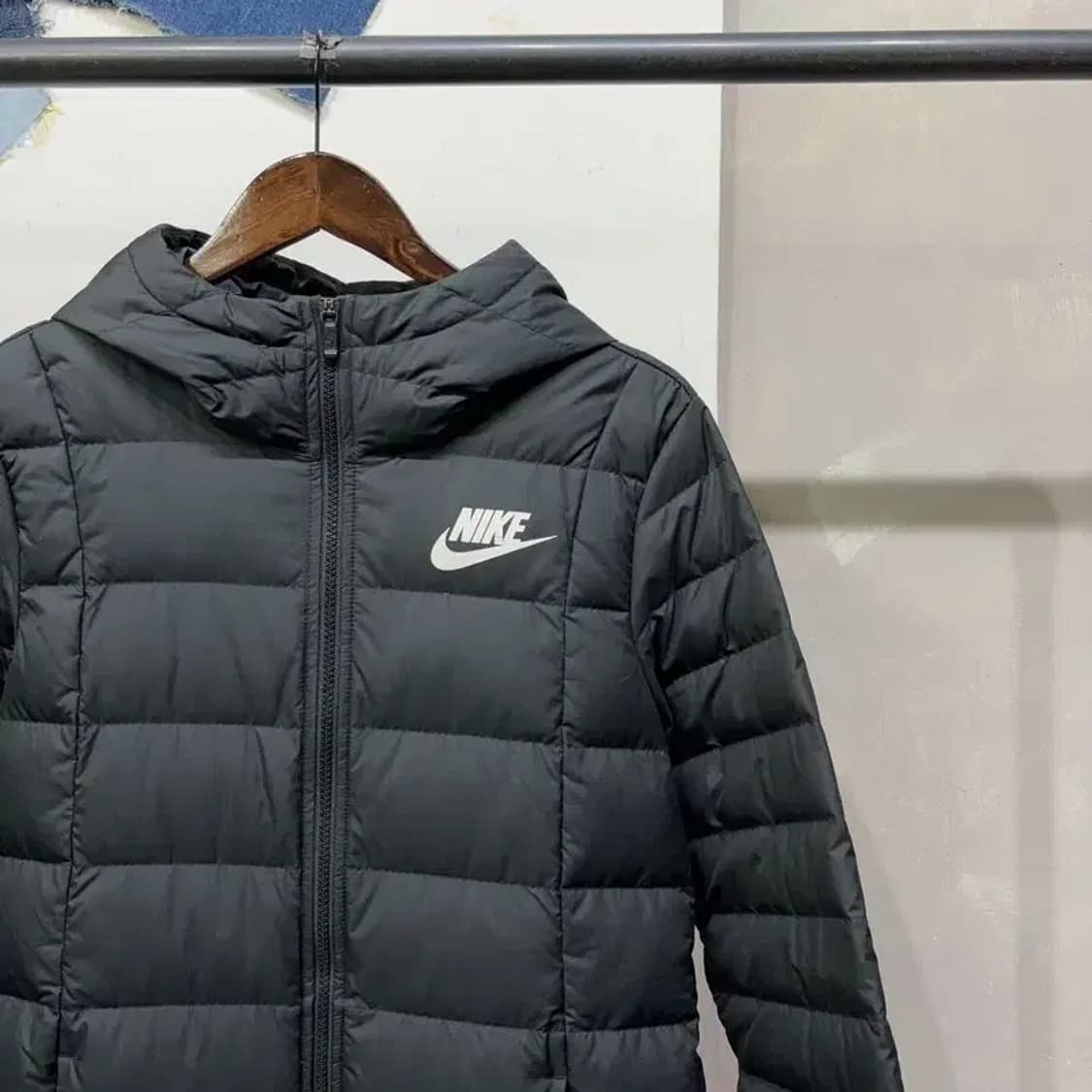 (90) 나이키 여성 스포츠 캐주얼 덕다운 오리털 롱패딩 상품이미지3