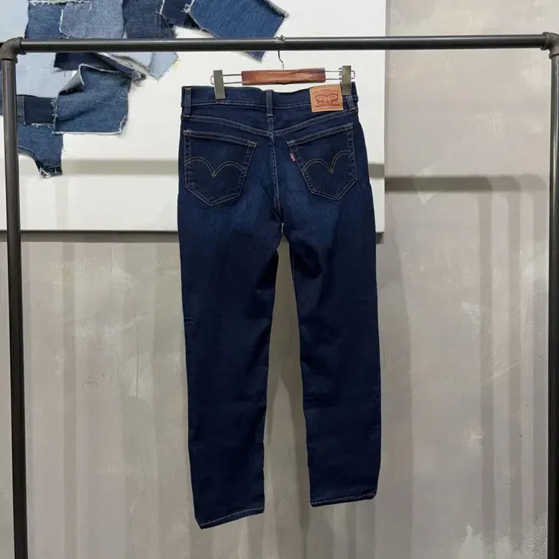 (27인치) 리바이스 여성 보이프렌드핏 스판 진청바지 데님팬츠 상품이미지3