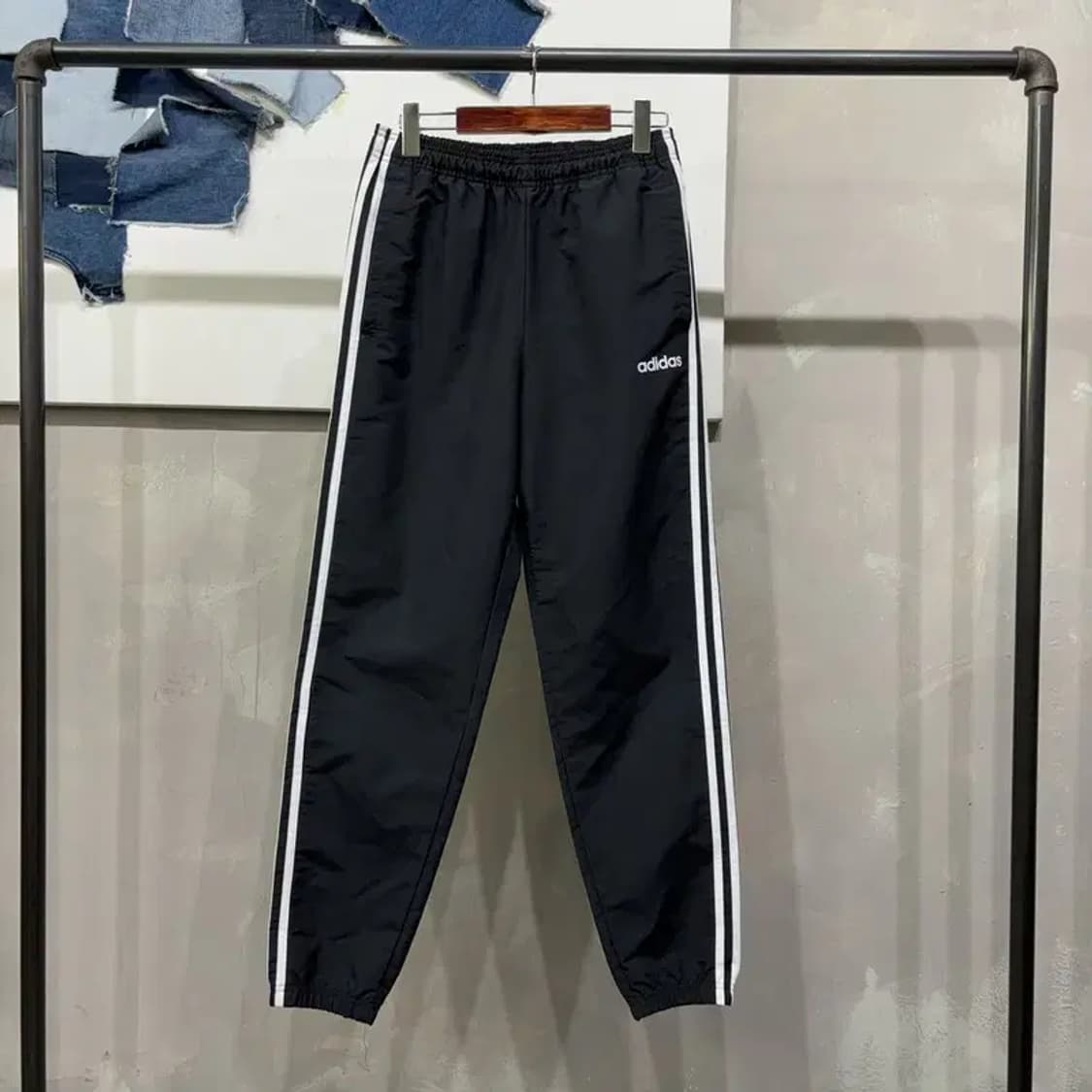 (28~30인치) 아디다스 스트릿 캐주얼 밴딩 조거팬츠 운동바지 상품이미지1